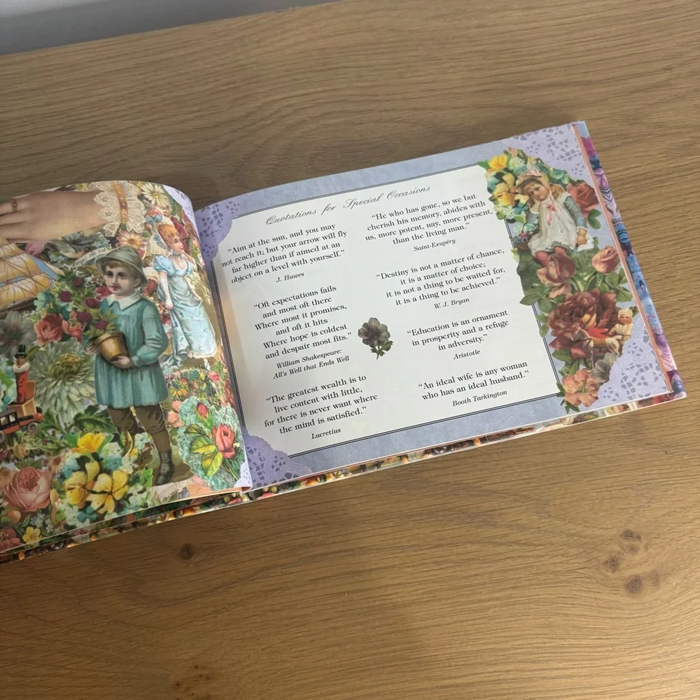 NEW Vintage Victoriana Birthday Book - Montague House Editions